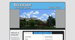 Desktop Screenshot of brooksideapt.com
