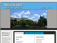 Tablet Screenshot of brooksideapt.com